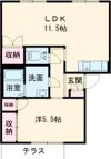 メゾンウエストの間取り画像