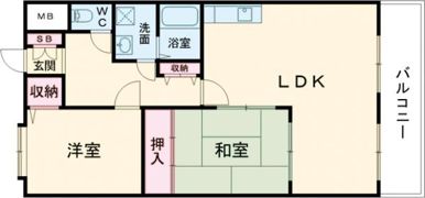 グレース深野の間取り画像
