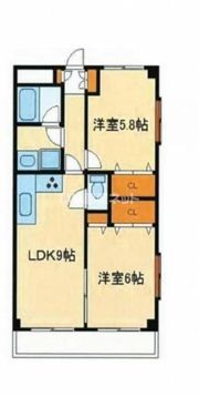 ラフィネ北寺尾の間取り画像