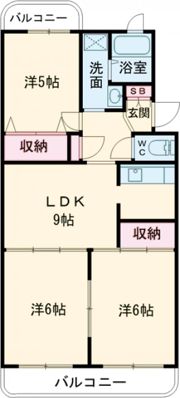 レナジア 上横場の間取り画像