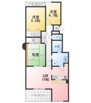 リアライズ柏Ⅰの間取り画像