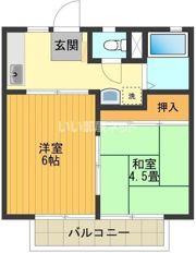 メゾン小山の間取り画像