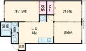 ナルミハイツの間取り画像