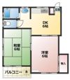 ハイムタナカの間取り画像