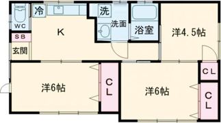 高池貸家 B棟の間取り画像