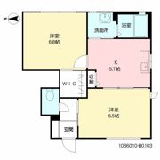 M’s Maison2 B棟の間取り画像