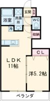 ビオ八多町の間取り画像