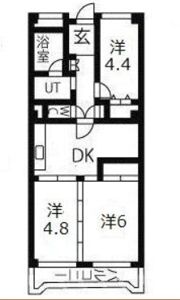 宝殿グリーンハウスの間取り画像