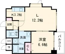 グランドール東開の間取り画像