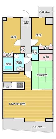 ダイアパレス新居浜繁本町の間取り画像