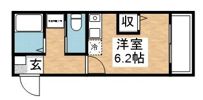 リック六本松の間取り画像