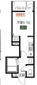 メルディア調布の間取り画像