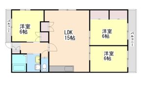 清水ハイツの間取り画像