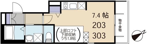 エスパーダ新井薬師の間取り画像