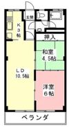森島コーポラスの間取り画像