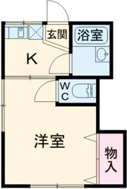 メゾン西の間取り画像