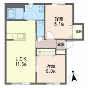 シャーメゾンコスモの間取り画像