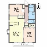 ハイツ サンパークの間取り画像