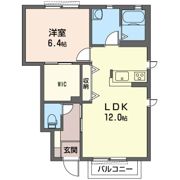 パークシャトーAの間取り画像