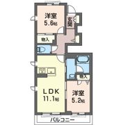 グリーンセントの間取り画像