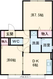 グランシャリオBの間取り画像