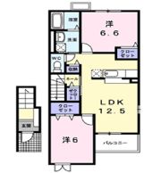 ヴァンベール Ⅳの間取り画像