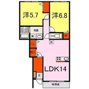 ルノール白浜Ⅱの間取り画像