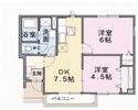 サン・ハロー Dの間取り画像
