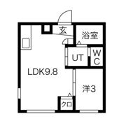 Ceres岩塚駅前B棟の間取り画像