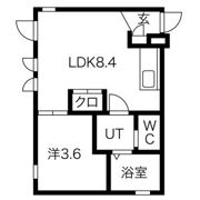 Ceres岩塚駅前A棟の間取り画像