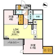 ソレイユ・ウエストの間取り画像