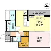 ソレイユ・ウエストの間取り画像