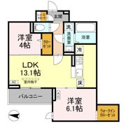 ソレイユ・イーストの間取り画像