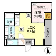 D Paina岩戸北四丁目の間取り画像