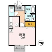 岩輝ハイツ ニ号館の間取り画像