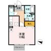 岩輝ハイツ ニ号館の間取り画像