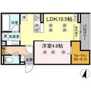 ディアライズ綾羅木本町 A棟の間取り画像