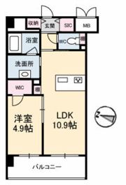 シャーメゾンステージ碧・慶万町の間取り画像