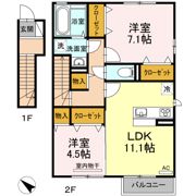ウルス カンパーニュの間取り画像