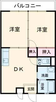 ファミールUの間取り画像