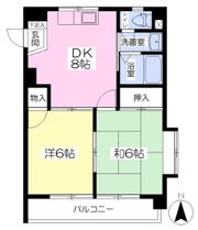 ジョイフル御宝の間取り画像