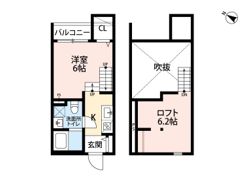 CRASTINE(クラスティーネ)大橋の間取り画像