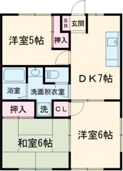ハビテーション若宮の間取り画像