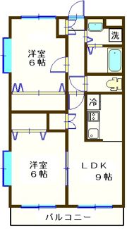 ノーブルマンション相模大野の間取り画像