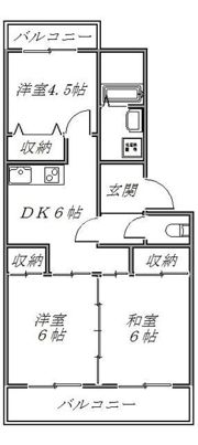 田園レジデンスの間取り画像