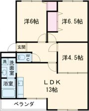 コーポラス杉山Ⅲの間取り画像