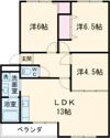 コーポラス杉山Ⅲの間取り画像