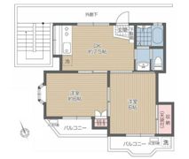 モリタハイツの間取り画像