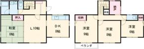 今井1－572－5貸家の間取り画像