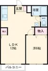 サンパレス足利Ⅱの間取り画像